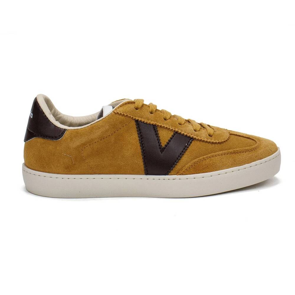 NEW VICTORIA women's berlin split leather cyclist shoes in camel